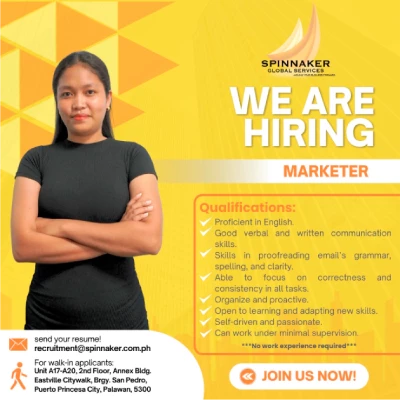 Hiring Marketer image.