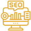SEO Services active icon.